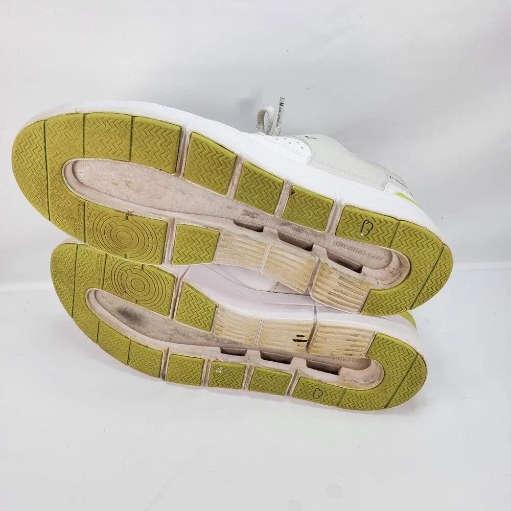 On THE ROGER Clubhouse CloudTec Womens 9 Tennis Sneakers White‎ Yellow